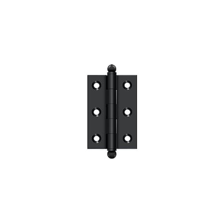 Deltana 2-1/2 x 1-11/16 Hinge; with Ball Tips; Black Finish CH2517U19